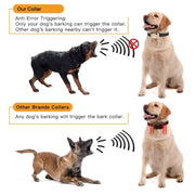 Dispositivo elettronico di addestramento per cani con display digitale Collare per addestramento antiabbaio, Crown Pattern