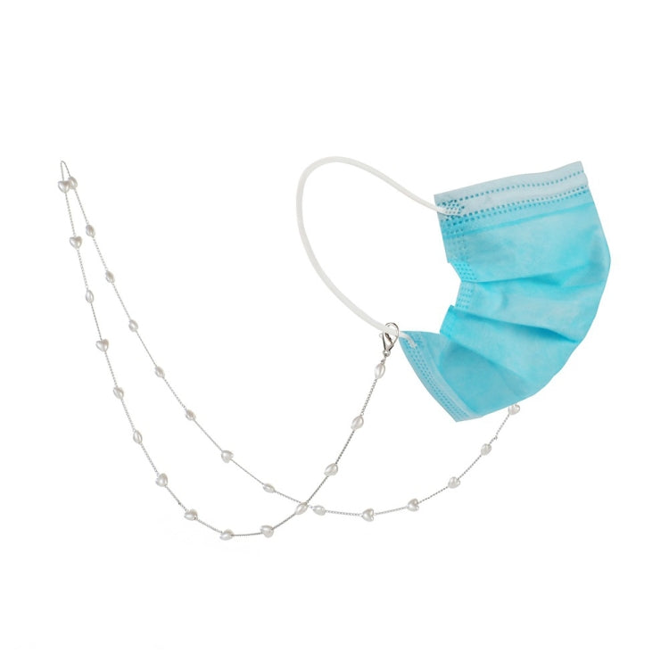 Cordino per maschera da 3 pezzi Cordino per maschera anti-smarrimento Love Pearl Cordino per occhiali da appendere al collo, Love Pearl  Chain