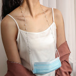 Cordino per maschera da 3 pezzi Cordino per maschera anti-smarrimento Love Pearl Cordino per occhiali da appendere al collo, Love Pearl  Chain