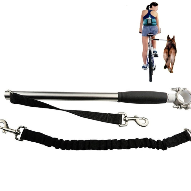 Guinzaglio per fune da trazione per animali domestici con molla retrattile, Bicycle Pet Traction Rope