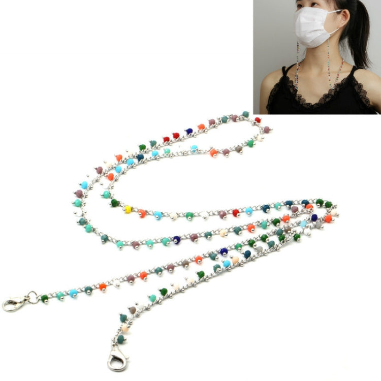 Catena per occhiali anti-smarrimento per maschera a catena fatta a mano con cordino per maschera da 3 pezzi