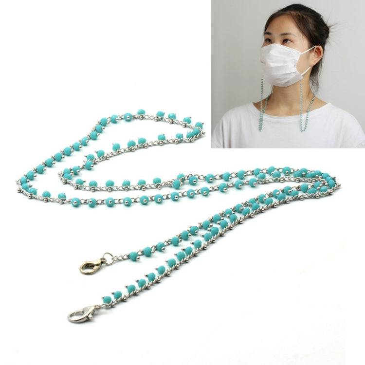 Catena per occhiali anti-smarrimento per maschera a catena fatta a mano con cordino per maschera da 3 pezzi