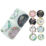 Decorazione floreale arrotolata con busta con sigillo di ringraziamento, 2 pezzi, 5cm/2inch