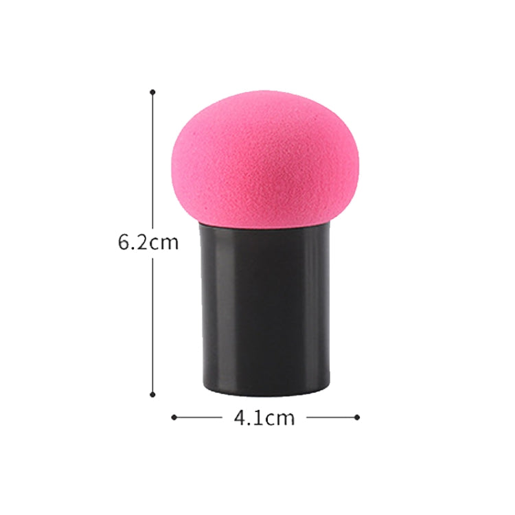 8 PZ Testa di Fungo Soffio Testa Rotonda Piccolo Fungo con Manico Soffio Spugna per Trucco