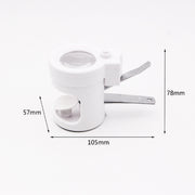 Staccabile con lente d'ingrandimento per tagliaunghie per uomo anziano con luce LED HD 3,5 volte