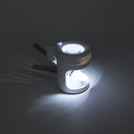 Tagliaunghie con lente d'ingrandimento e luce LED 3,5x