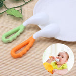 2 pezzi cucchiaio curvo per bambino cucchiaio per mangiare ciuccio per bambino cucchiaio per alimentazione forniture solide cucchiaio curvo per bambini stoviglie, Curved Spoon