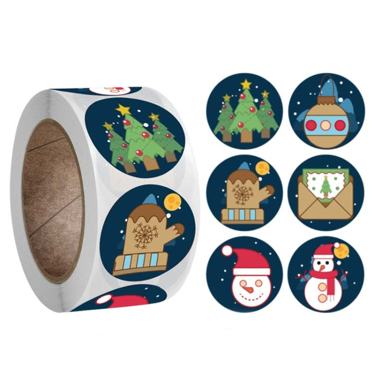 Etichetta adesiva serie regalo decorazione regalo per il giorno di Natale da 3 pezzi, K-27-25, K-28-25, K-29-25, K-30-25