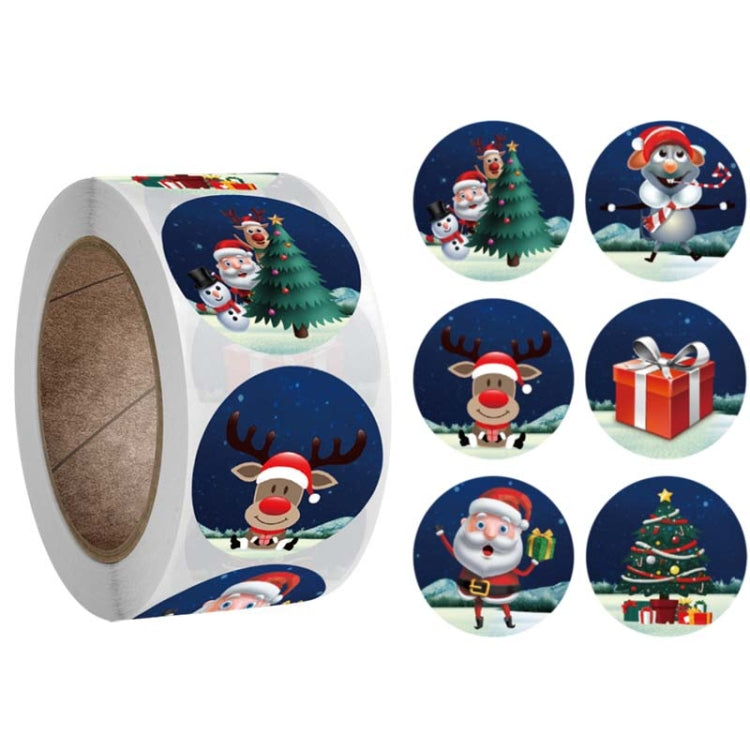 Etichetta adesiva serie regalo decorazione regalo per il giorno di Natale da 3 pezzi, K-27-25, K-28-25, K-29-25, K-30-25