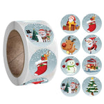 Etichetta adesiva serie regalo decorazione regalo per il giorno di Natale da 3 pezzi, K-27-25, K-28-25, K-29-25, K-30-25