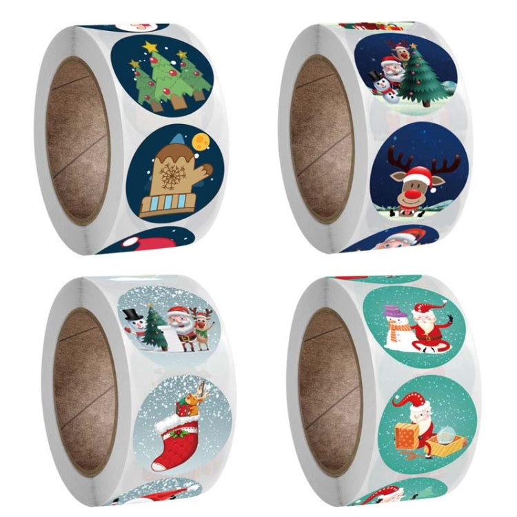 Etichetta adesiva serie regalo decorazione regalo per il giorno di Natale da 3 pezzi, K-27-25, K-28-25, K-29-25, K-30-25