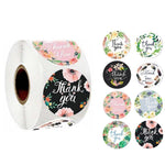 10 pezzi di decorazione floreale in rotolo, sigillo di ringraziamento, adesivo, busta, decorazione, decorazione di nozze, A-17, A-18, A-19, A-20