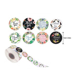 10 pezzi di decorazione floreale in rotolo, sigillo di ringraziamento, adesivo, busta, decorazione, decorazione di nozze, A-17, A-18, A-19, A-20