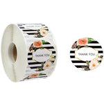 10 pezzi di decorazione floreale in rotolo, sigillo di ringraziamento, adesivo, busta, decorazione, decorazione di nozze, A-17, A-18, A-19, A-20