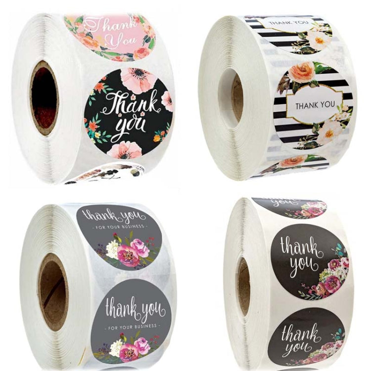 10 pezzi di decorazione floreale in rotolo, sigillo di ringraziamento, adesivo, busta, decorazione, decorazione di nozze, A-17, A-18, A-19, A-20