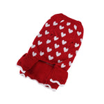 Autunno Inverno Pet Red Love maglione Festivo Natale Pet vestiti, XS, S, M, L, XL, XXL