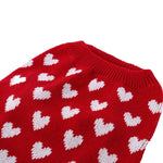 Autunno Inverno Pet Red Love maglione Festivo Natale Pet vestiti, XS, S, M, L, XL, XXL