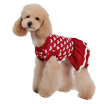 Autunno Inverno Pet Red Love maglione Festivo Natale Pet vestiti, XS, S, M, L, XL, XXL