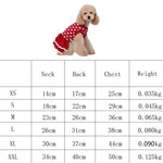 Autunno Inverno Pet Red Love maglione Festivo Natale Pet vestiti, XS, S, M, L, XL, XXL