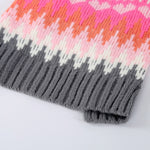 Costume da fiocco di neve con palla e cappuccio in maglione natalizio per animali domestici, XXS, XS, S, M, L