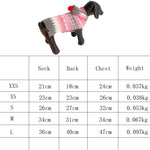 Costume da fiocco di neve con palla e cappuccio in maglione natalizio per animali domestici, XXS, XS, S, M, L