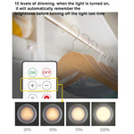 6 pezzi / set 16 colori RGB LED luce notturna stroboscopica atmosfera Pat Light telecomando luce per armadio con 2 telecomandi