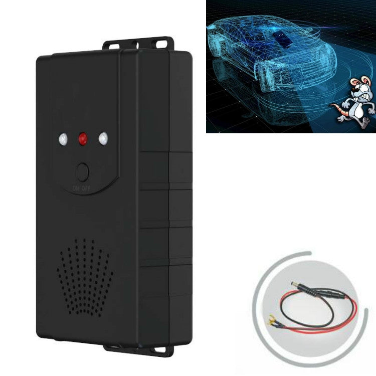 Repellente ad ultrasuoni per auto vano motore per auto Repellente elettronico Repellente per insetti a onde micro-luminose, DC Black, USB Black, Battery Black