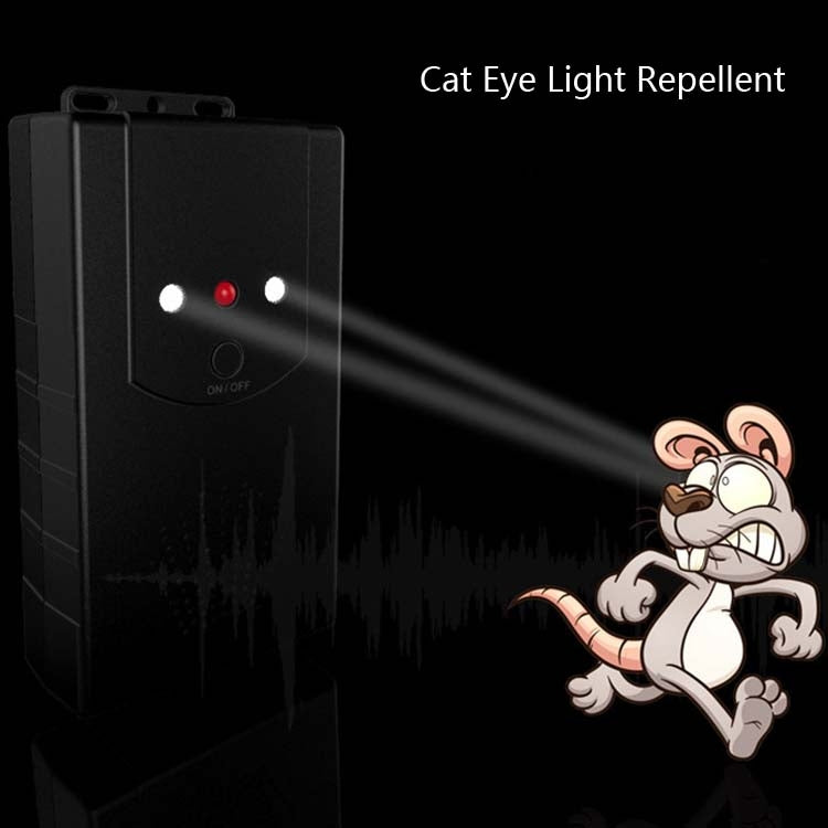 Repellente ad ultrasuoni per auto vano motore per auto Repellente elettronico Repellente per insetti a onde micro-luminose, DC Black, USB Black, Battery Black