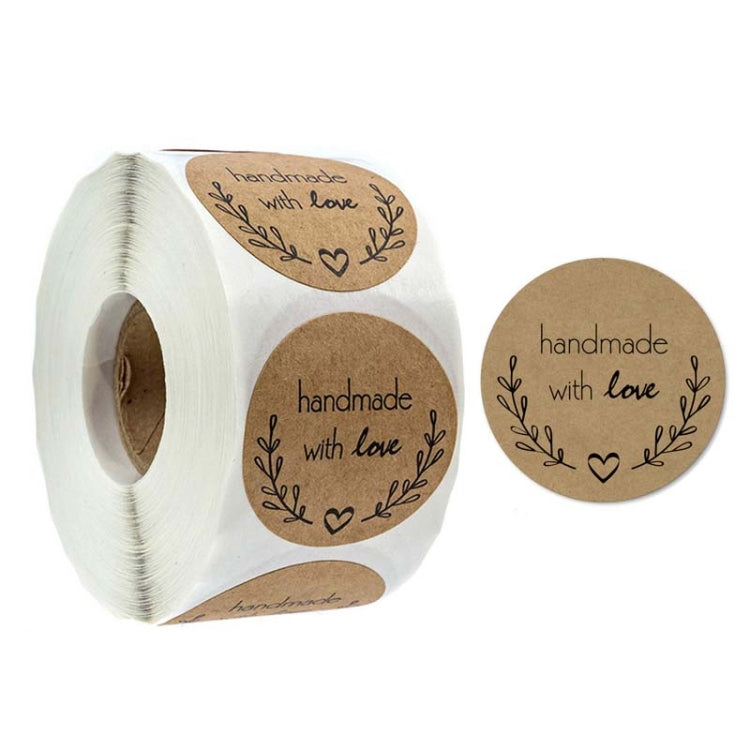 10 adesivi sigillanti in carta kraft, etichette per dolci fatti a mano, decorazione per confezioni regalo, B-05, B-06, B-07, B-08