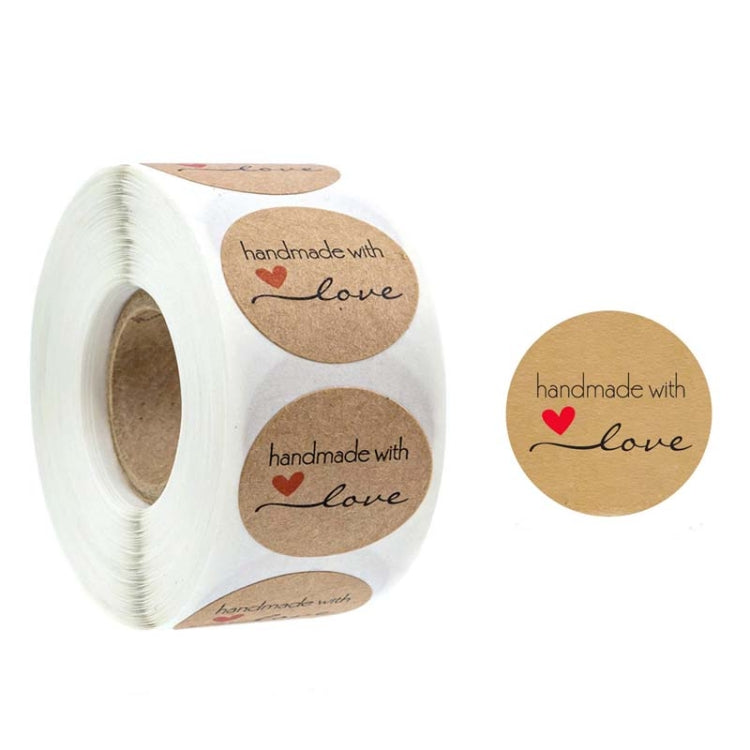 10 adesivi sigillanti in carta kraft, etichette per dolci fatti a mano, decorazione per confezioni regalo, B-05, B-06, B-07, B-08