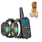 Dispositivo di addestramento per cani con collare telecomandato per collare per animali domestici con tappo antiabbaio, 880-1 Black, 880-1 Green, 880-2, 880-3