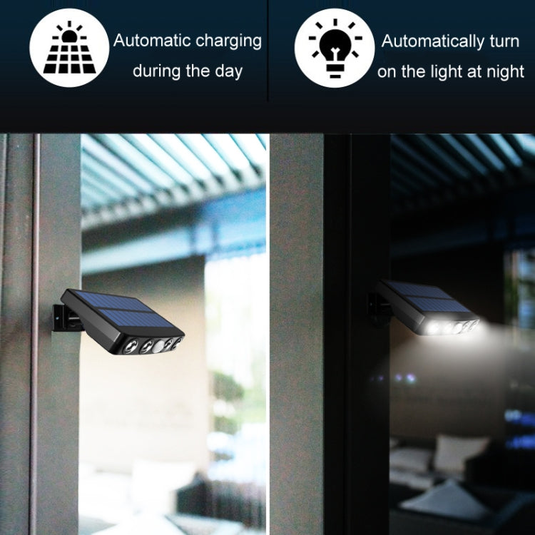Lampada da parete solare con sensore a infrarossi IP65