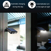 Lampada da parete solare con sensore a infrarossi IP65