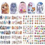 Set 5 adesivi nail art piccoli acchiappasogni