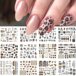 Set 5 adesivi nail art piccoli acchiappasogni