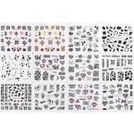 Set 5 adesivi nail art piccoli acchiappasogni