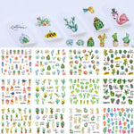 Set 5 adesivi nail art piccoli acchiappasogni