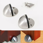 2 pezzi di fermaporta in acciaio inossidabile, accessori hardware per armadietto superiore, punzonatura gratuita, Door Stop Free Punch