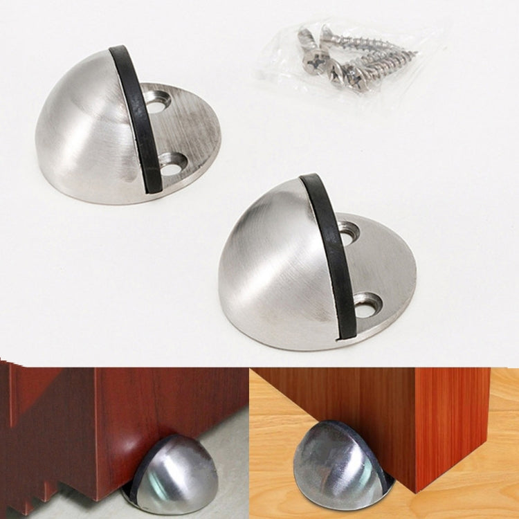 2 pezzi di fermaporta in acciaio inossidabile, accessori hardware per armadietto superiore, punzonatura gratuita, Door Stop Free Punch