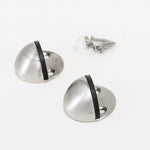 2 pezzi di fermaporta in acciaio inossidabile, accessori hardware per armadietto superiore, punzonatura gratuita, Door Stop Free Punch