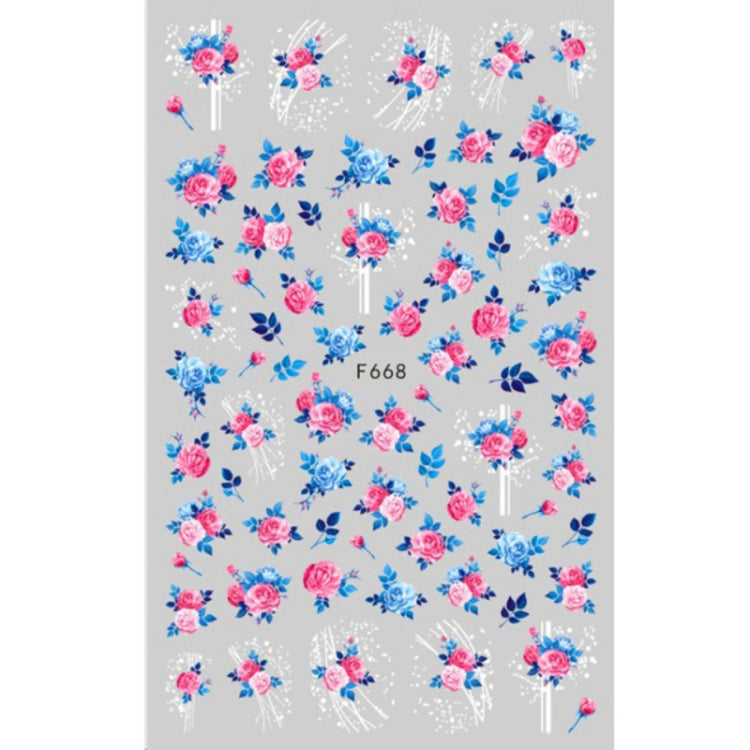 Autoadesivo di arte del chiodo di retro colore della rosa della farfalla adesiva 10pcs 3D