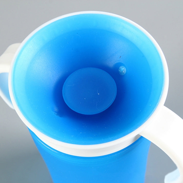 Bicchiere per l'apprendimento del bambino ruotato di 360 gradi con doppia maniglia