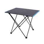 Tavolo pieghevole da esterno in lega di alluminio Tavolo da campeggio da picnic Tavolo pieghevole portatile Tavolo da barbecue Stalla Piccolo tavolo da pranzo, Small, Medium, Large