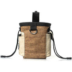 Borsa da addestramento per animali domestici all'aperto Tasche per addestramento del cane Tasche per borsa per riporre snack per animali domestici, Brown Waist Bag, Brown Waist Bag+Folding Bowl