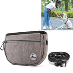 MOVEPEAK Borsa per snack per animali domestici Guinzaglio Marsupio per addestramento per animali domestici Borsa per snack per cani da gita