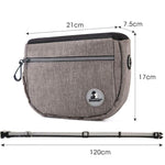 MOVEPEAK Borsa per snack per animali domestici Guinzaglio Marsupio per addestramento per animali domestici Borsa per snack per cani da gita