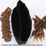 MOVEPEAK Borsa per snack per animali domestici Guinzaglio Marsupio per addestramento per animali domestici Borsa per snack per cani da gita