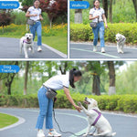 MOVEPEAK Borsa per snack per animali domestici Guinzaglio Marsupio per addestramento per animali domestici Borsa per snack per cani da gita