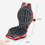 Teglia elettrica multifunzione 3 in 1 Macchina per la colazione Macchina per ciambelle Panino per waffle Macchina per pizza Macchina per pizza, Spina europea, 3-in-1 Multi-Function Waffle Maker