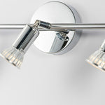 Lampadario a LED Lampada da parete frontale a specchio regolabile con montaggio a soffitto da 9 W, White Light, Warm Light, Without Bulb